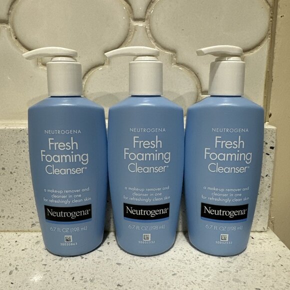 Neutrogena Other - NEUTROGENA FRESH FOAMING CLEANSER MAKEUP REMOVER FACE WASH 6.7 oz SET OF 3